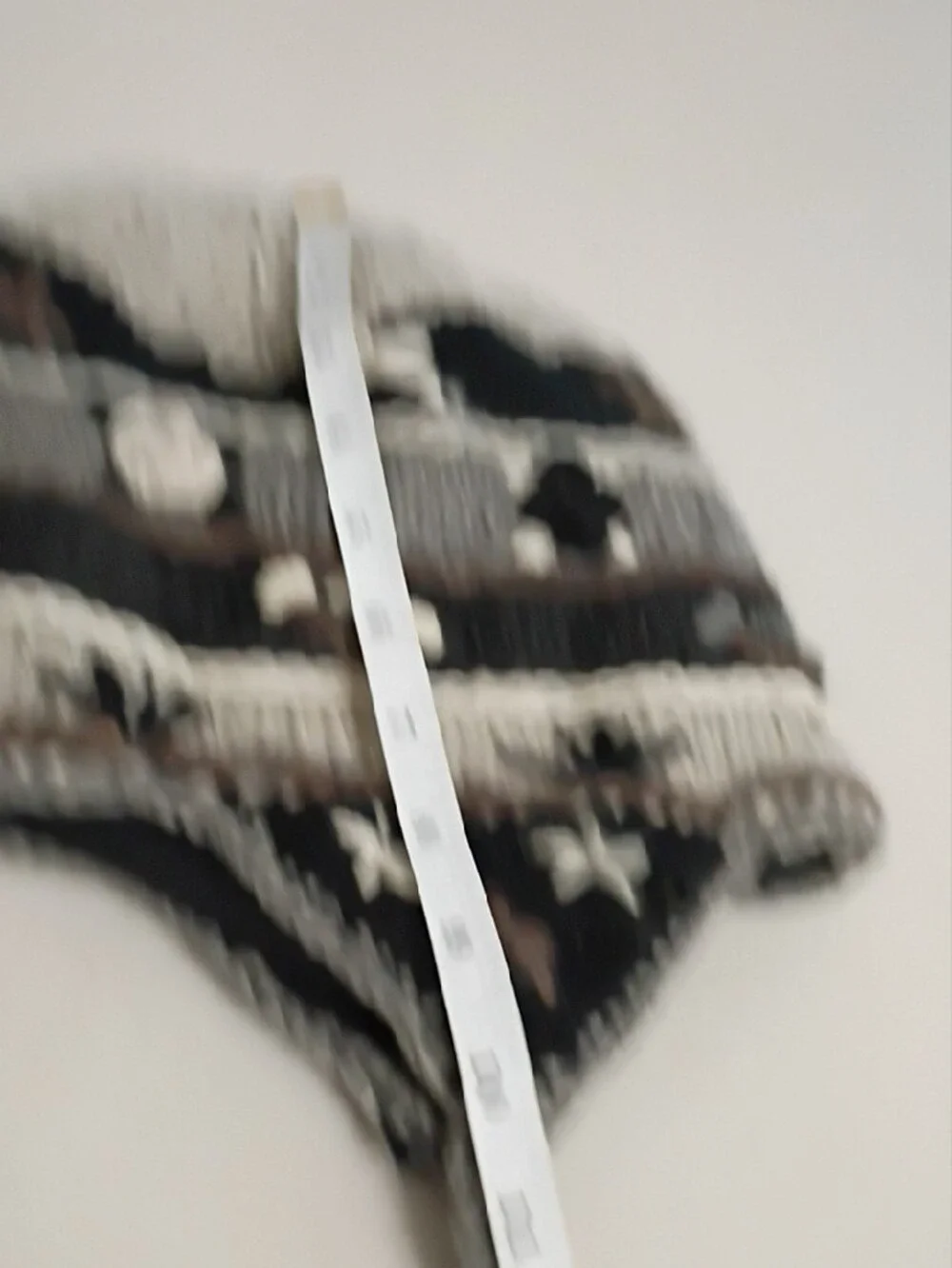 Kids Knit Earflap Hat in Gray & Black - Handcrafted Style